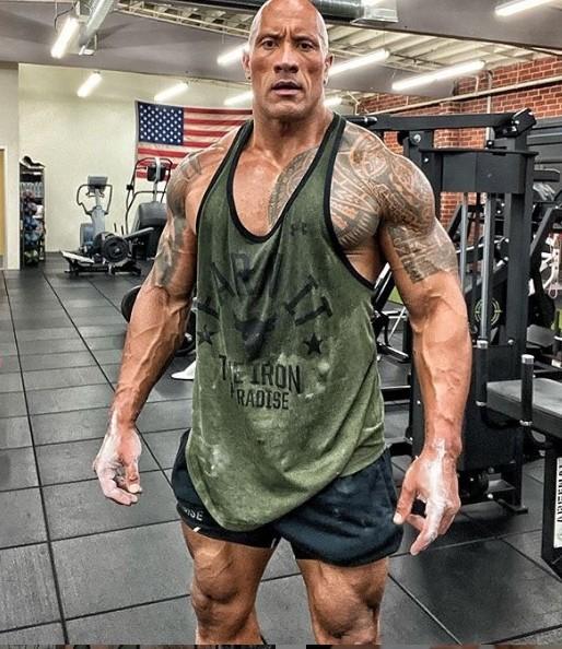 美国影视巨星巨石强森使用了哪些类固醇健身